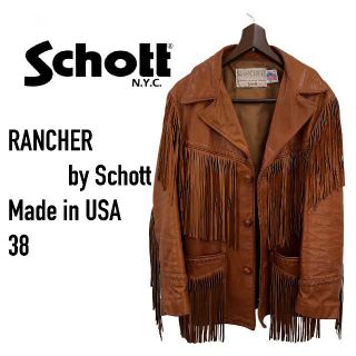 schott - RANCHERbySchott ウエスタンジャケット フリンジ USA製の通販