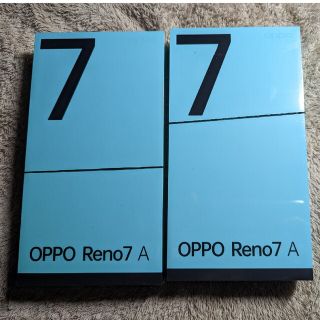 オッポ(OPPO)のOPPO Reno 7 a　ドリームブルー(スマートフォン本体)