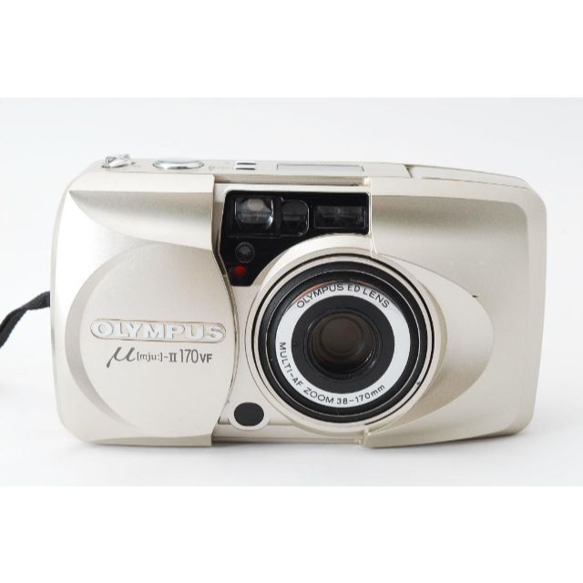 SALE爆買い 箱付き Olympus μ mju II 170 VF オリンパス コンパクトフィルムカメラ #1501(レンジファインダー