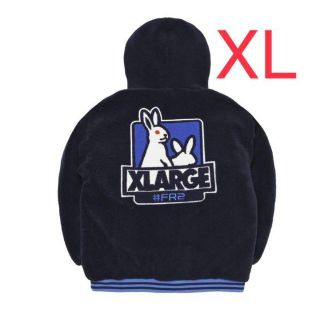 エフアールツー(#FR2)のXLARGE collaboration with FR2 Boa Hoodie(パーカー)