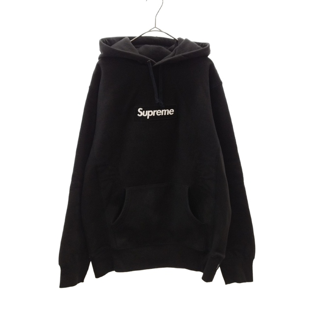 16aw supreme slogo スウェット黒　S