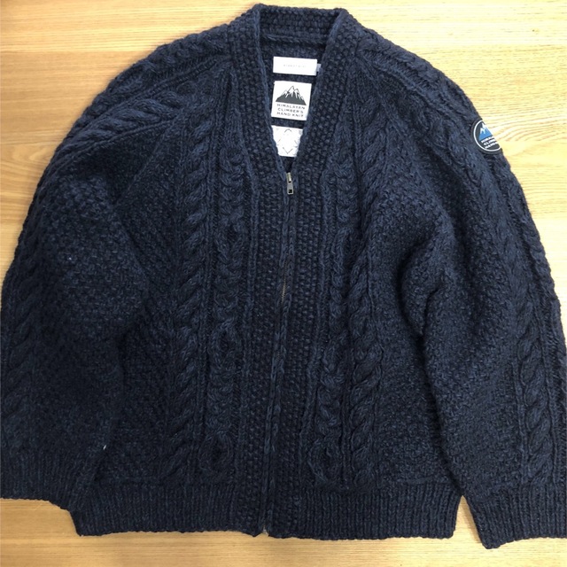 Adam et Rope'(アダムエロぺ)のアダム　エ　ロペ 【HIMALAYAN CLIMBER'S HAND－KNIT メンズのトップス(カーディガン)の商品写真