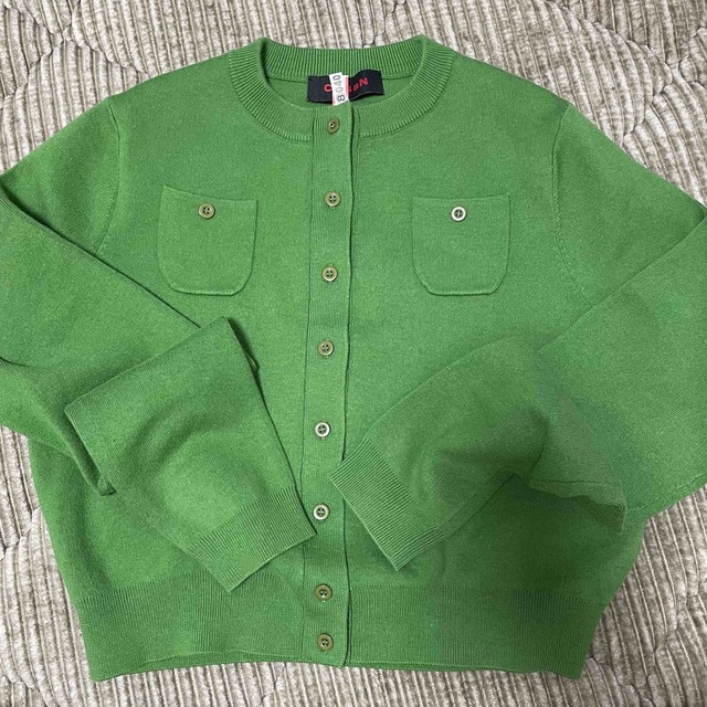 ☆最終値下げ☆CABaN コットンカシミヤ クルーネックカーディガン 最