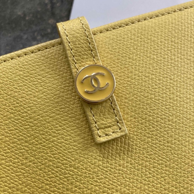 新品未使用! CHANEL シャネル 長財布 イエロー ココマーク 人気
