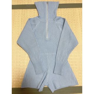 SNIDEL - 完売品 スナイデル Sustainableニットロンパース ライト