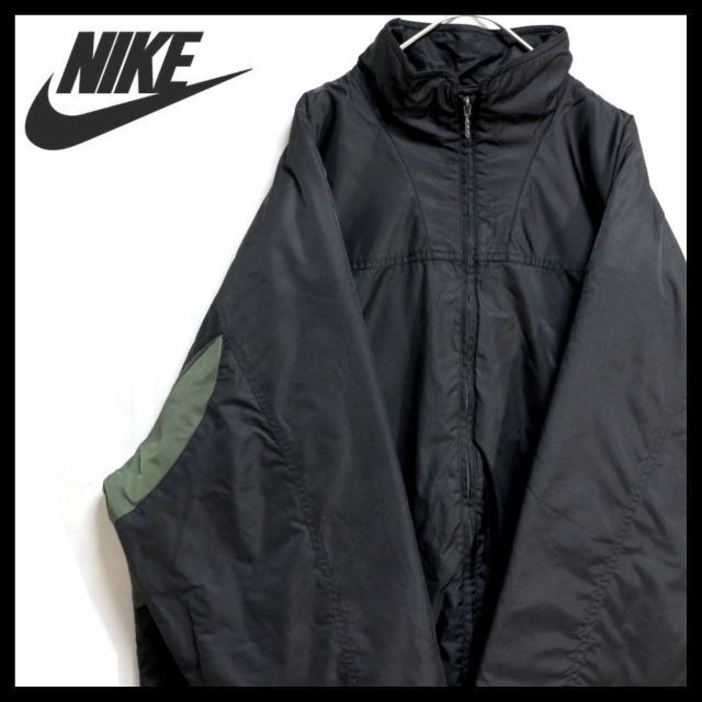 2XL NIKE ナイロンジャケット ビッグスウォッシュ ビックロゴ