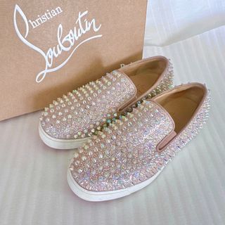 クリスチャンルブタン(Christian Louboutin)のクリスチャンルブタン　スパイクスタッズ　スリッポン　ローカット　スニーカー　美品(スニーカー)