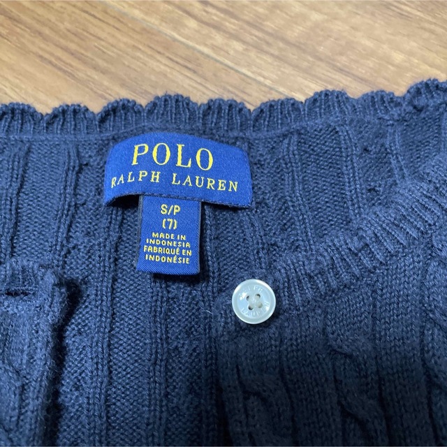 POLO RALPH LAUREN(ポロラルフローレン)のラルフローレン　カーディガン キッズ/ベビー/マタニティのキッズ服女の子用(90cm~)(カーディガン)の商品写真