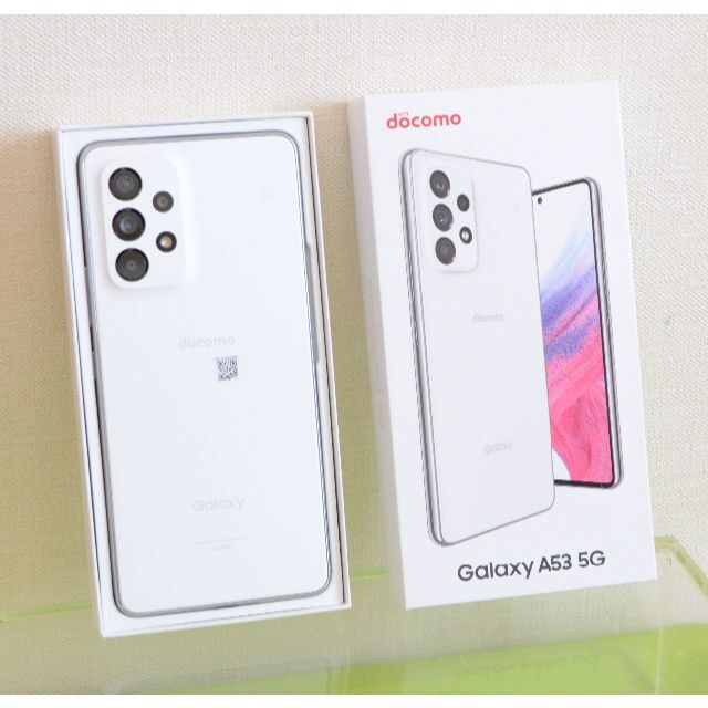 買いサイト Galaxy A53 5G オーサムホワイト128 GB SIMフリー 未使用品