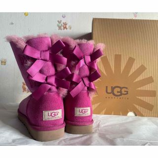 アグ(UGG)の★UGG アグ★ブーツ ダブルベイリーボウ◆ピンク◆  23cm(ブーツ)