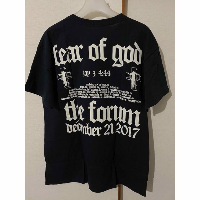 FEAR OF GOD(フィアオブゴッド)の送料込み　FEAR OF GOD JAY-Z Lサイズ美品　フィアオブゴッド メンズのトップス(Tシャツ/カットソー(半袖/袖なし))の商品写真