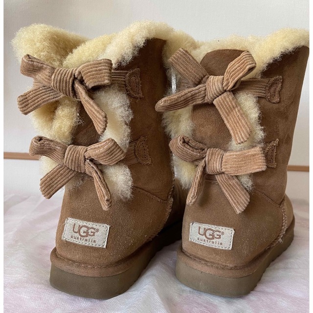 UGG♡リボンブーツ♡ムートンブーツ - ブーツ