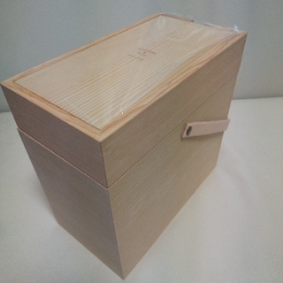 北欧、暮らしの道具店　メイクボックス　新品　木製　ナチュラル　無印　コスメ(メイクボックス)
