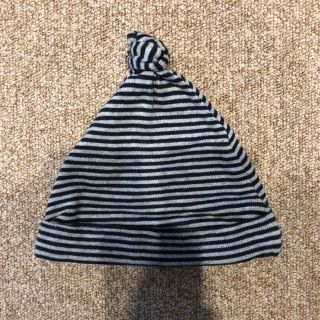 ベビーギャップ(babyGAP)のベビーギャップ　ニット　キャップ　3〜6ヶ月　グレー(帽子)