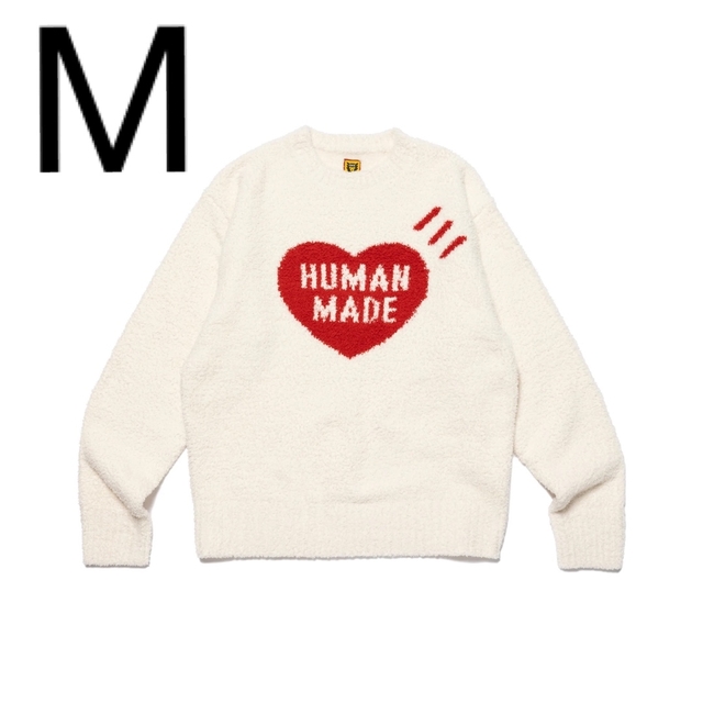 新品 HUMAN MADE COZY SWEATSHIRT Mサイズ WHITEトップス