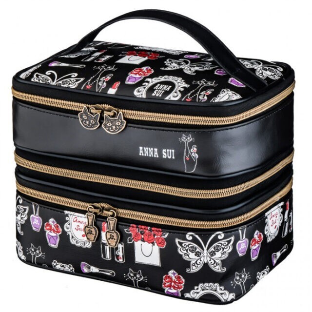 ANNA SUI(アナスイ)のANNA SUI COLLECTION BOOK 2つに分かれるバニティポーチ エンタメ/ホビーの本(ファッション/美容)の商品写真