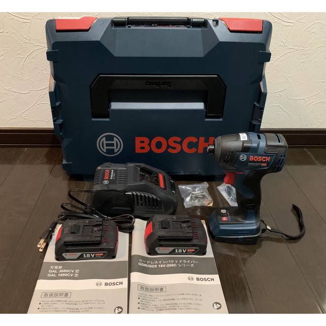 ボッシュGDR18V-200C3コードレスインパクトドライバー18V-3.0Ah 自転車
