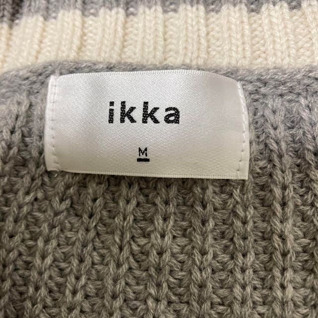 ikka(イッカ)のikka ニット セーター ワンピース Mサイズ グレー レディースのトップス(ニット/セーター)の商品写真