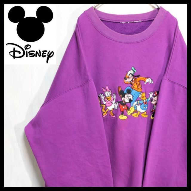 Disney - 【激レア】ディズニー スウェット トレーナー 古着 90s フレンズの通販 by 古着屋ゆうボックス｜ディズニーならラクマ