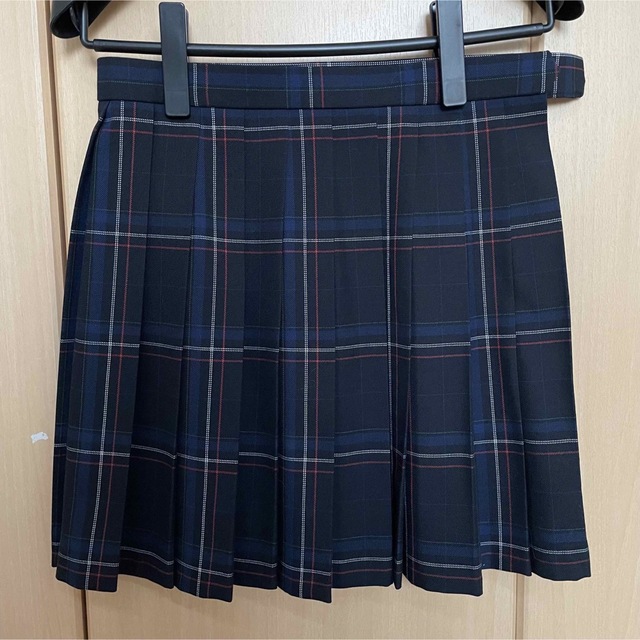 コノミ 制服 スクール スカート プリーツ 通学用 チェック 高校生 中学生 学生 ネイビー×レッド ARCS-1040 レディース 日本 - 1