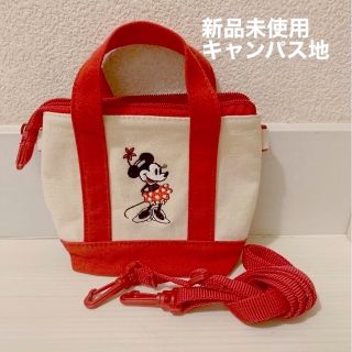 ディズニー(Disney)のディズニー　ミニーマウス　バッグ　ポーチ　ショルダー　紐付き(キャラクターグッズ)