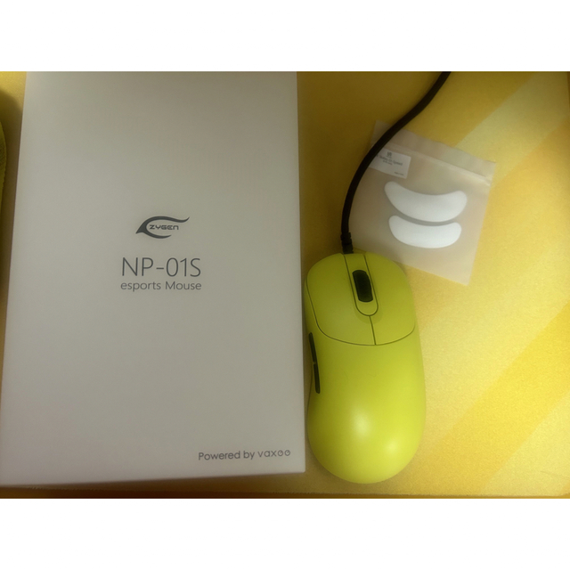 Razer - vaxee ZYGEN np-01S フルマット イエロー 新品ソール 箱付きの