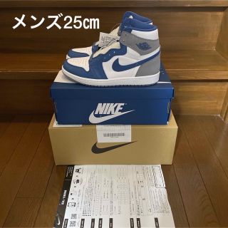 ジョーダン(Jordan Brand（NIKE）)のNike Air Jordan 1 High OG "True Blue"25㎝(スニーカー)