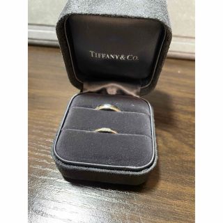 ティファニー(Tiffany & Co.)のTiffany 結婚指輪　プラチナ　8号&18号(リング(指輪))