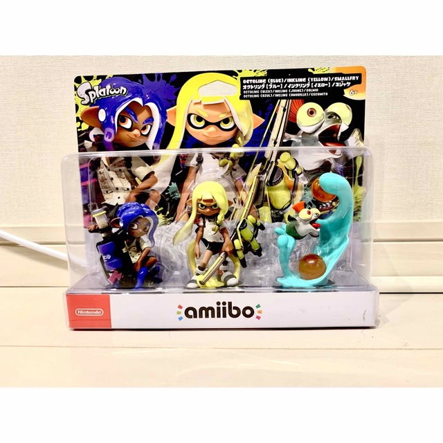 スプラトゥーン3 amiibo 3体セット　イエロー　ブルー　コジャケ エンタメ/ホビーのフィギュア(ゲームキャラクター)の商品写真