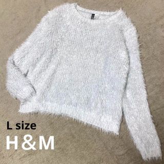 エイチアンドエム(H&M)のH＆M ニット ファー さらさら素材(ニット/セーター)