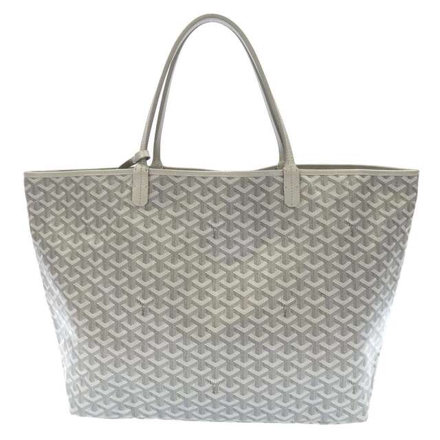 GOYARD(ゴヤール)のゴヤール トートバッグ サンルイGM Saint Louis GOYARD ヘリンボーン 杉綾模様 メタリックシルバー メンズのバッグ(トートバッグ)の商品写真