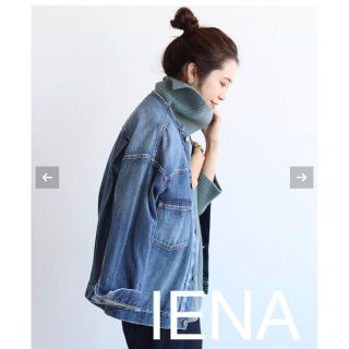 イエナ(IENA)の【IENA】リメイクルーズデニムブルゾン 美品(Gジャン/デニムジャケット)