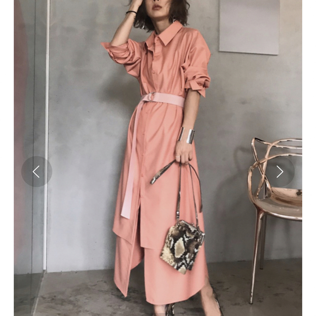 Ameri VINTAGE(アメリヴィンテージ)のunico様　美品　UNDRESSED LAYERED SHIRT DRESS レディースのワンピース(ロングワンピース/マキシワンピース)の商品写真