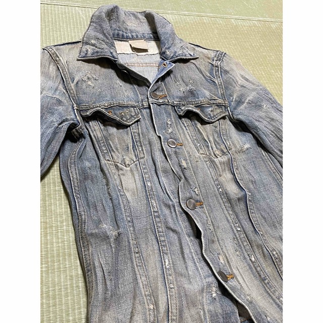N/07 デニムジャケット Gジャン エヌゼロナナ レディースのジャケット/アウター(Gジャン/デニムジャケット)の商品写真