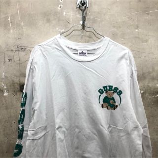 ゲス(GUESS)の古着GUESS ゲス テディーベア ロンティー(Tシャツ/カットソー(七分/長袖))