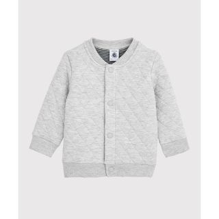 プチバトー(PETIT BATEAU)のチュビックキルティングカーディガン　PETIT BATEAU プチバトー  (ジャケット/コート)