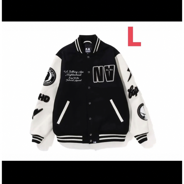 BAPE x Neighborhood Varsity Jacket