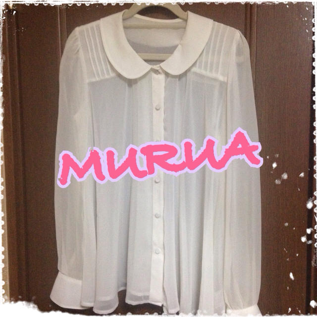 MURUA(ムルーア)のMURUA♡丸襟ブラウス レディースのトップス(シャツ/ブラウス(長袖/七分))の商品写真