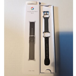 グーグルピクセル(Google Pixel)のPixel Watch ツートーンレザー バンド Charcoal Sサイズ(レザーベルト)