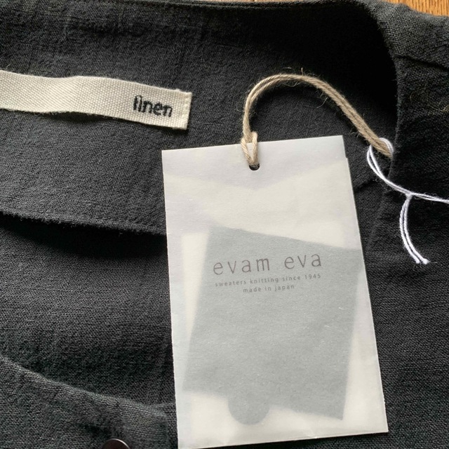 evam eva(エヴァムエヴァ)のevam eva リネンのシャツブラウス レディースのトップス(シャツ/ブラウス(長袖/七分))の商品写真