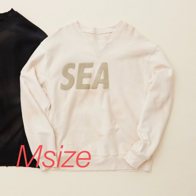 WIND AND SEA DAMAGED CREW NECK Mサイズ