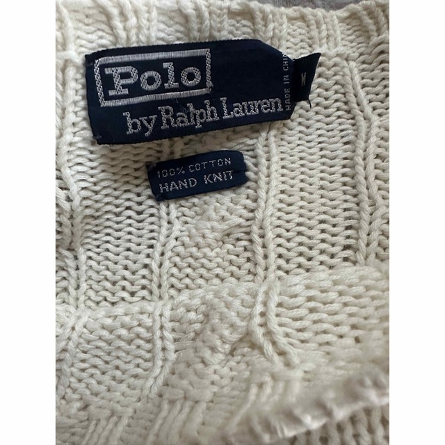 POLO RALPH LAUREN(ポロラルフローレン)のPOLO by Ralph Lauren ケーブルニットコットン100% メンズのトップス(ニット/セーター)の商品写真