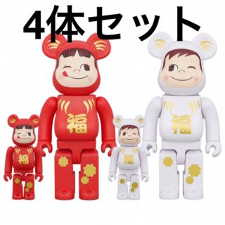 ベアブリック(BE@RBRICK)のBE＠RBRICK 達磨ペコちゃん & ポコちゃん 100% & 400%(その他)