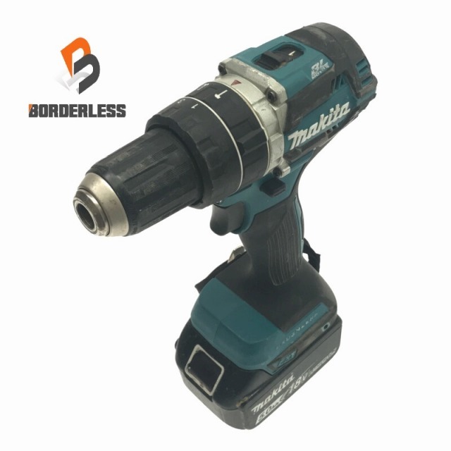 ☆品☆makita マキタ 18V 充電式震動ドライバドリル HP484D バッテリー1個(18V 5.0Ah)付き 64395