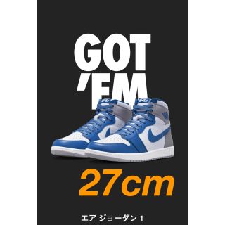 ナイキ(NIKE)のNike Air Jordan 1 High OG True Blue(スニーカー)