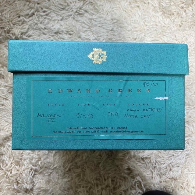 新品未使用 エドワードグリーン EDWARD GREEN MALVERNⅢ 5D
