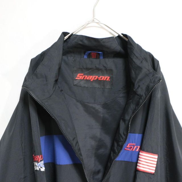 90s スナップオン SNAP-ON レーシングジャケット ブルゾン ロゴ 刺繍