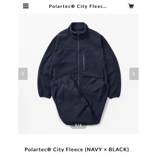 ワンエルディーケーセレクト(1LDK SELECT)のennoy Polartec City Fleece NAVY× BLACK S(セットアップ)