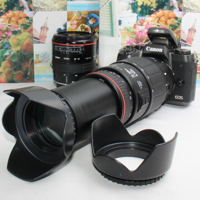 Canon - ❤️予備バッテリー付❤️Canon EOS M5 超望遠ダブルレンズ❤️
