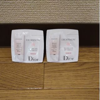 クリスチャンディオール(Christian Dior)のDIOR スノー ＵＶシールド トーンアップ50 + サンプル(日焼け止め/サンオイル)